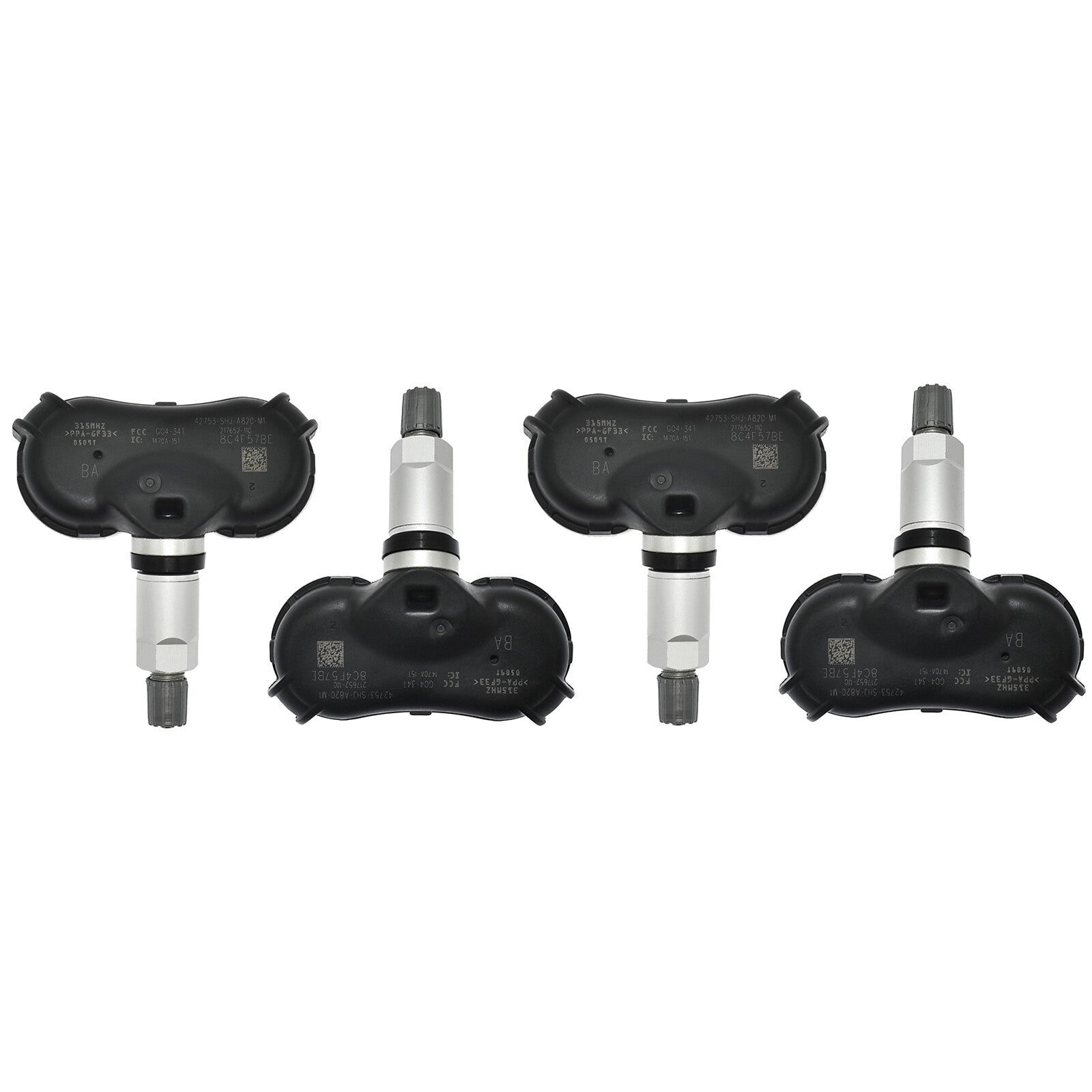 4x TPMS Tire Pressure Sensor 42753-SHJ-A820 for Honda Odyssey Element Ridgeline