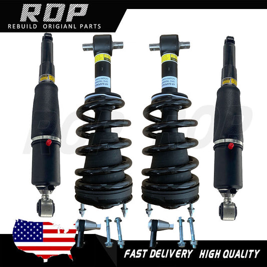 Front Strut Assys + Rear Air Shocks For 2007-2014 for Escalade Avalanche Tahoe for Yukon