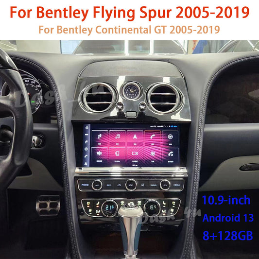 for Bentley GT 2005-2019 Android 13 Car Radio 10.9 Screen GPS Navi