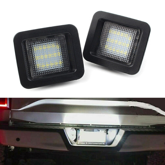 For 2015-2018 2016 2017 for Ford F150 High Power LED License Plate Light Bulb ABS 2x
