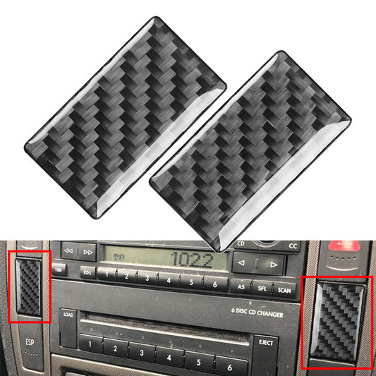 Radio CD Panel Side Button Cover Trim for Volkswagen for Passat B5 2001-2005 2002