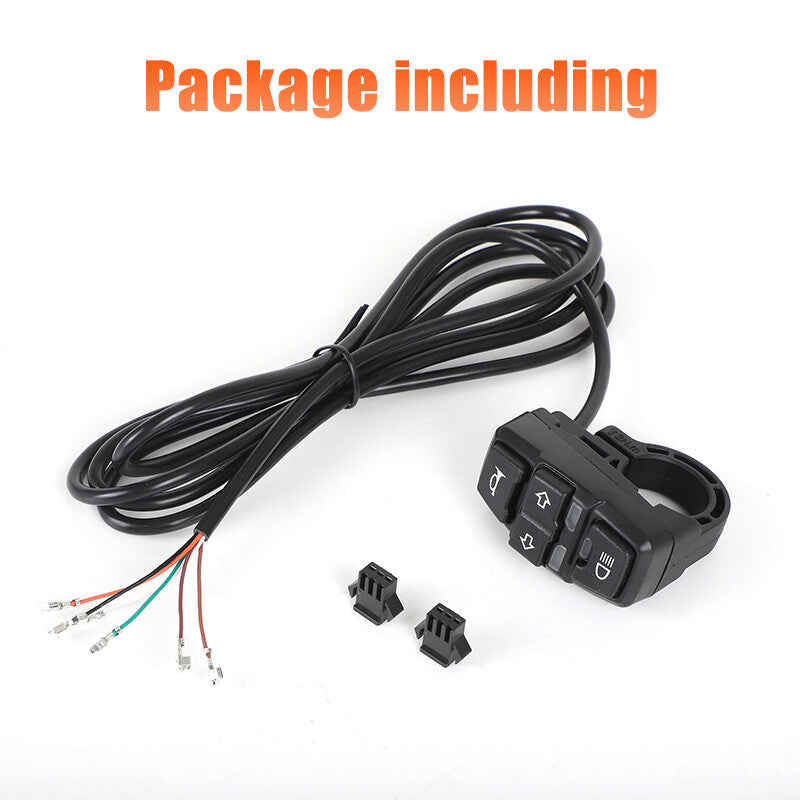 Motorcycle Handlebar Horn Button Turn Signal Fog Light ON/OFF Controller Switch