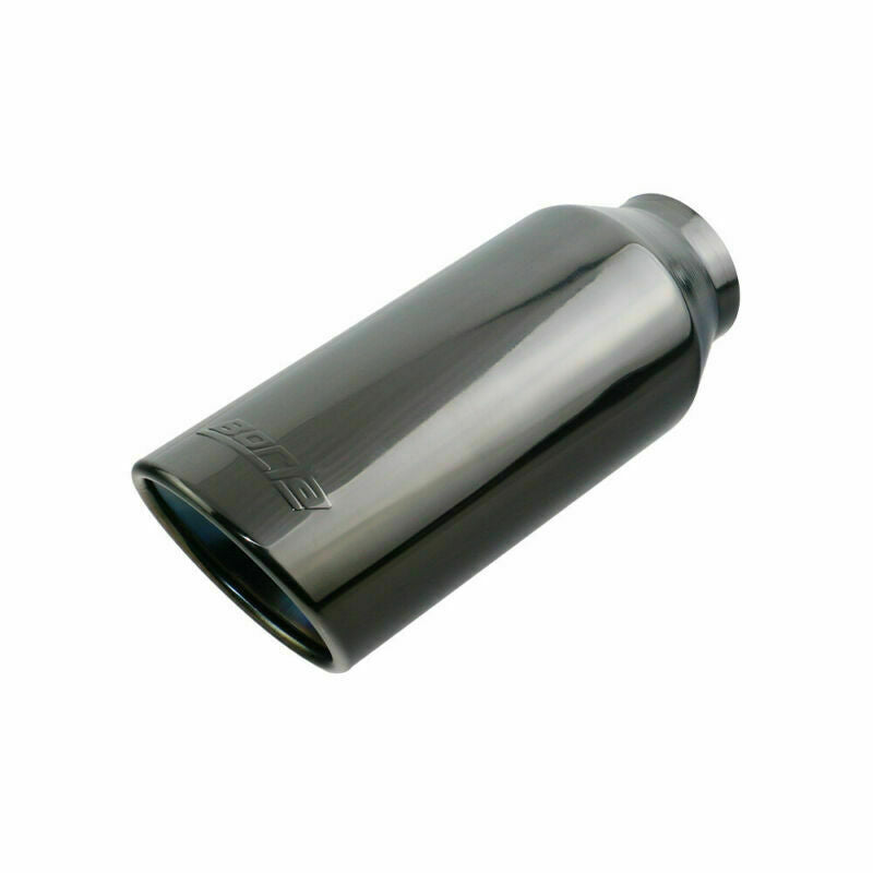 67mm Universal Welding Tail Tip Exhaust Tips 105mm Outlet Black For BL BLK Tip