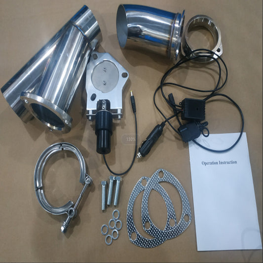 2.5-inch/2.5-inch electric exhaust valve, motorized self-unloading valve, and manual switch