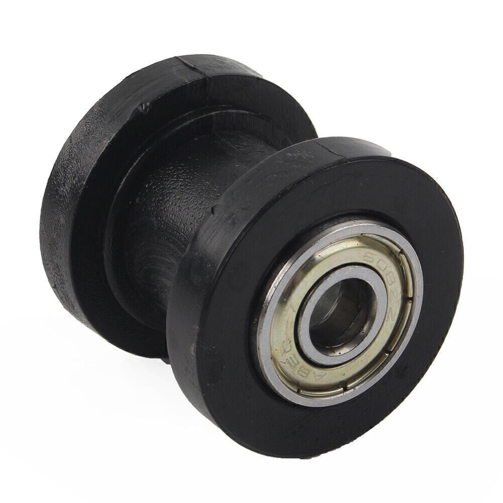 For 8mm Chain Roller Slider Tensioner Guide Pulley Dirt Pit Bike Black