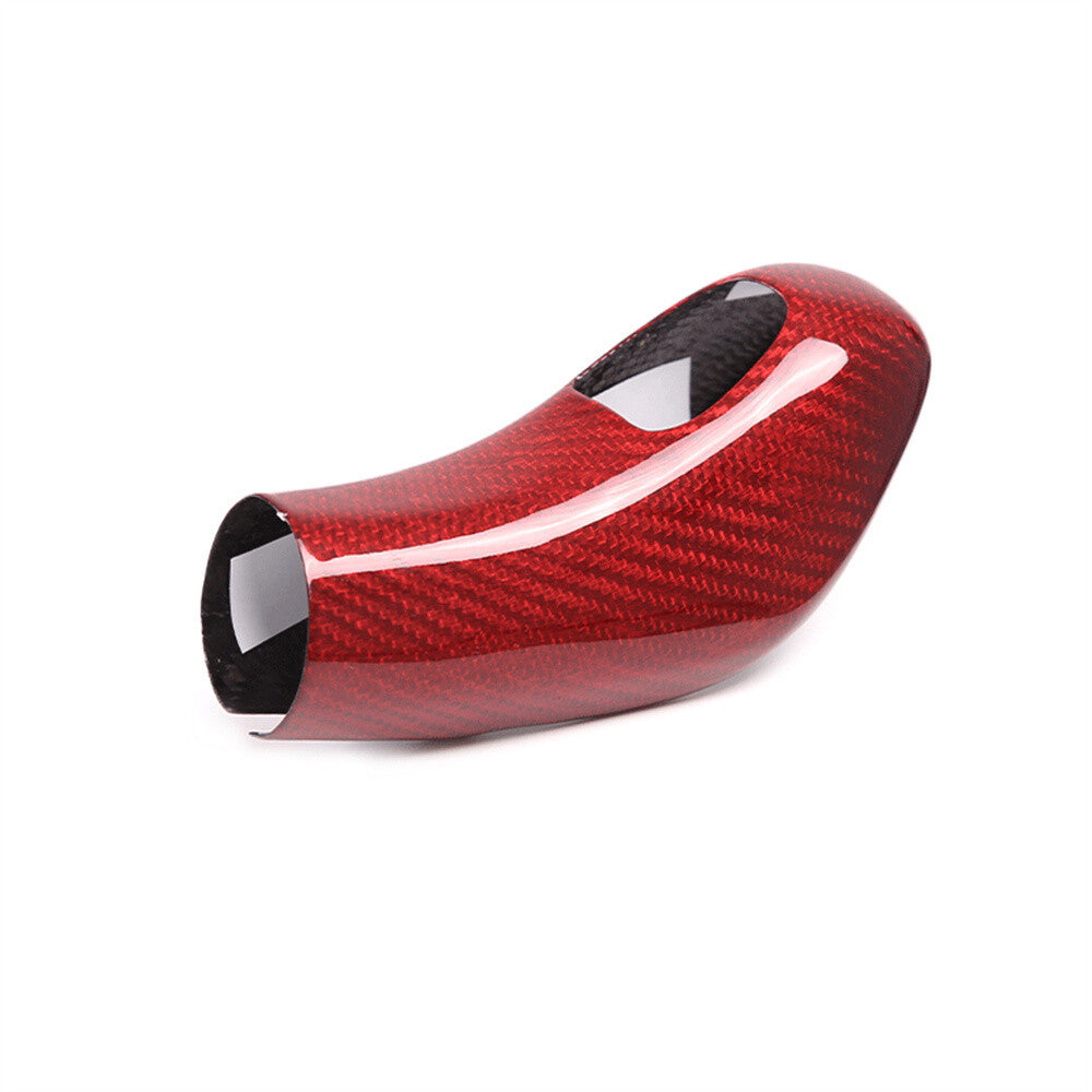 Red Carbon Fiber Gear Shift Knob Cover for Alfa Romeo Giulia / for Stelvio 2020-2022