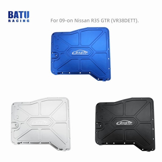 Blue For 09-19 for Nissan GTR R35 VR38 DETT CNC Billet Transmission Oil Sump Pan
