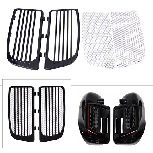 Black Radiator GrillsScreens Fit for Harley Electra Glide Low Ultra Limited FLHTKL