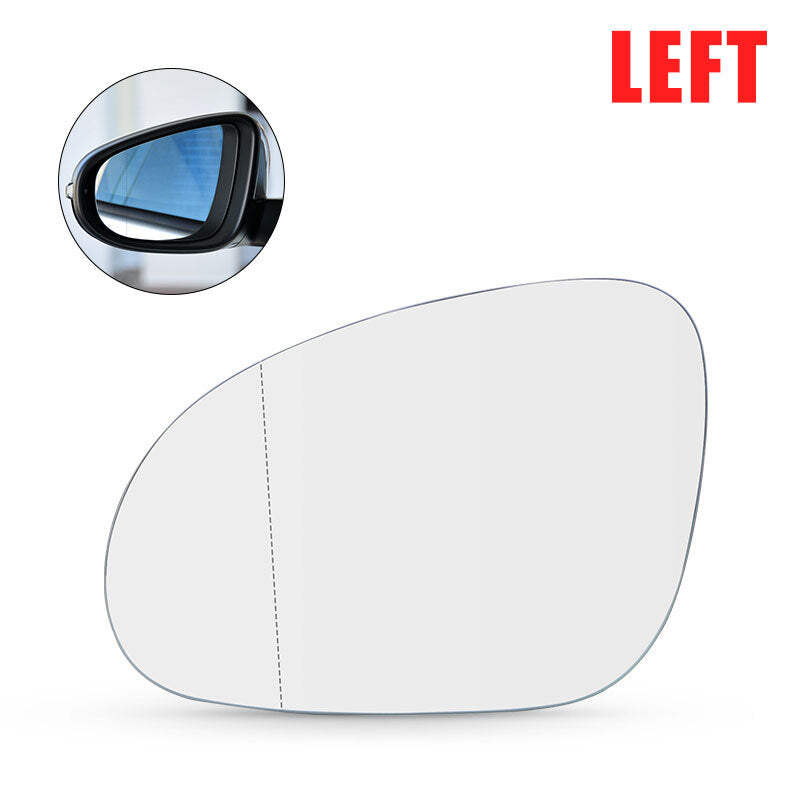 LEFT DRIVER Side Mirror Glass with Heated Plate Fit for VW for GOLF MK5 2004-2008