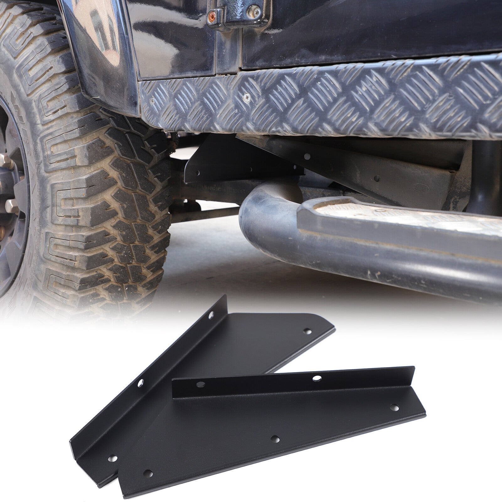 Front fender liner base trim for Land Rover for Defender 90 110 2004 - 2019 2 pieces
