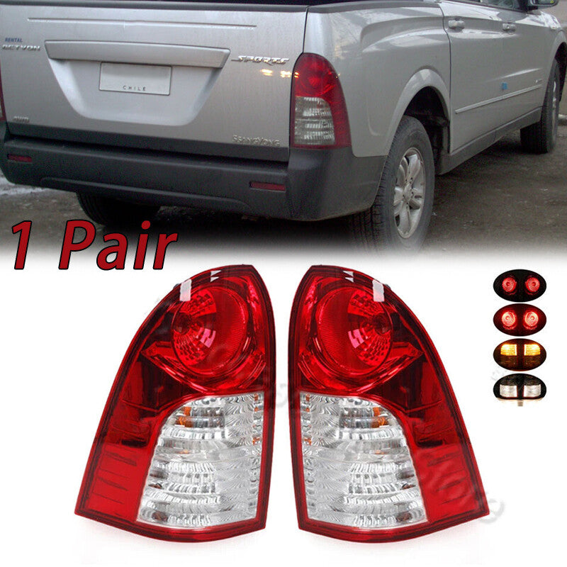 1Pair Rear Tail Light Brake Stop Lamp for Ssangyong Actyon Sports 2007-2013