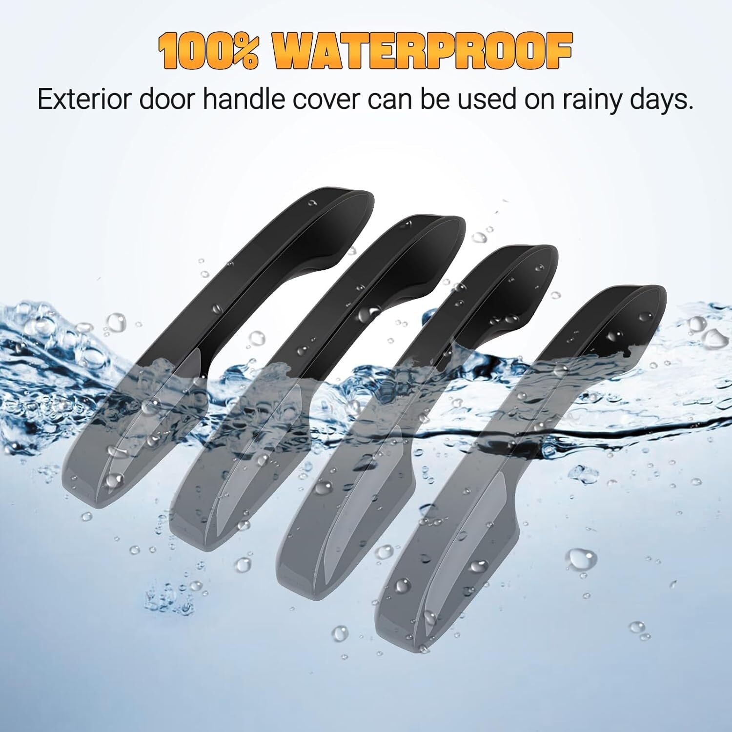 4x Door Handle Cover Trim For 2022-2024 for Honda for Civic 23-2024 Accord CR-V HR-V ABS