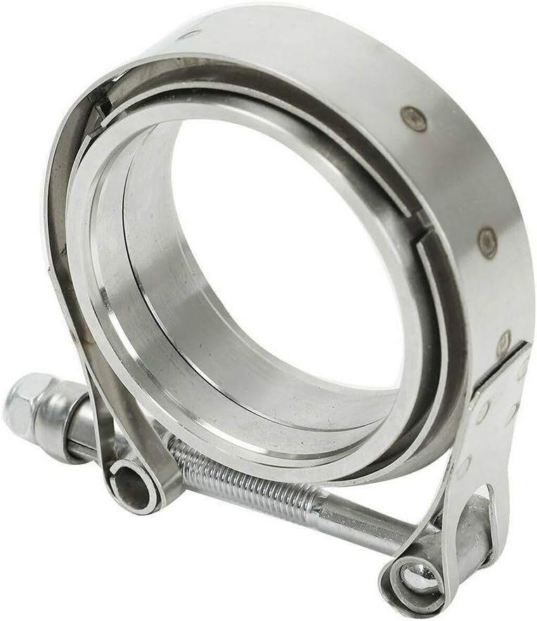 Stainless steel 2.5-inch V-band flange + lip-type turbo downpipe exhaust kit