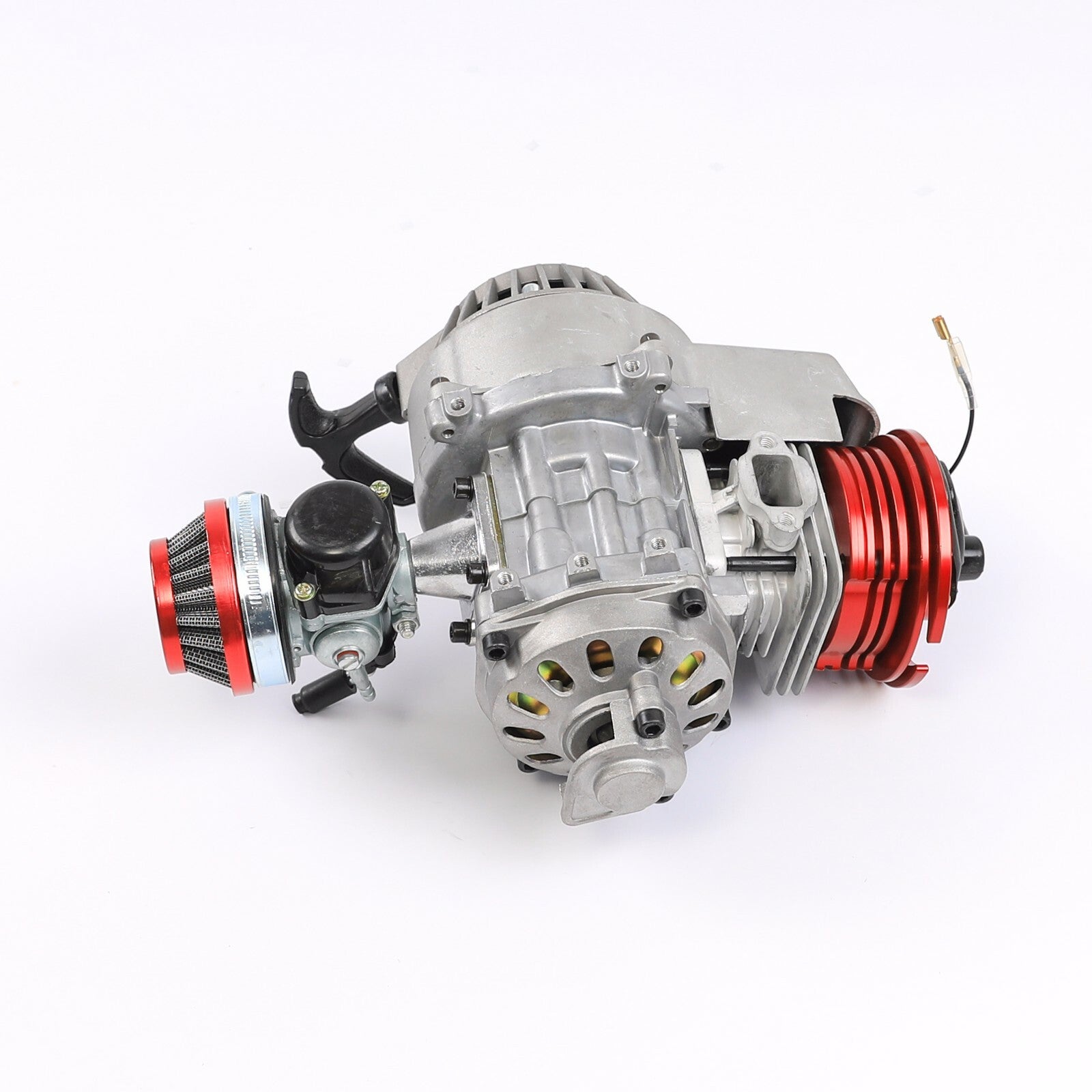 Big Bore Racing 49cc/50cc 2-stroke engine motor kit for scooters, pocket bikes, and all-terrain vehicles.