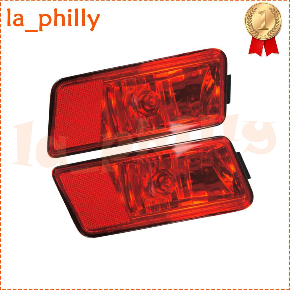 2pcs LH+RH Rear Bumper Reflector Brake Lamp Warning For 2009-11 for Dodge Journey