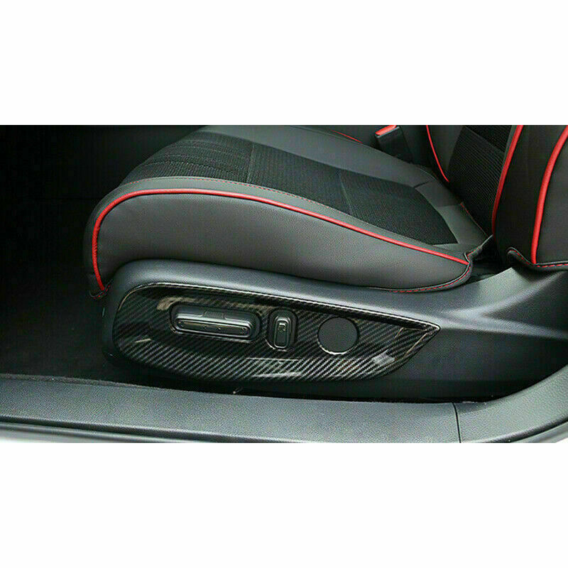 Carbon Fiber Look for Seat Adjustment Frame Cover Trim for Honda CR-V CRV 2017-2022