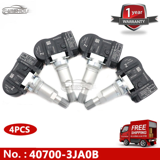 4-pack 40700-3JA0B tire pressure sensor (TPMS) for Nissan Altima Murano Pathfinder
