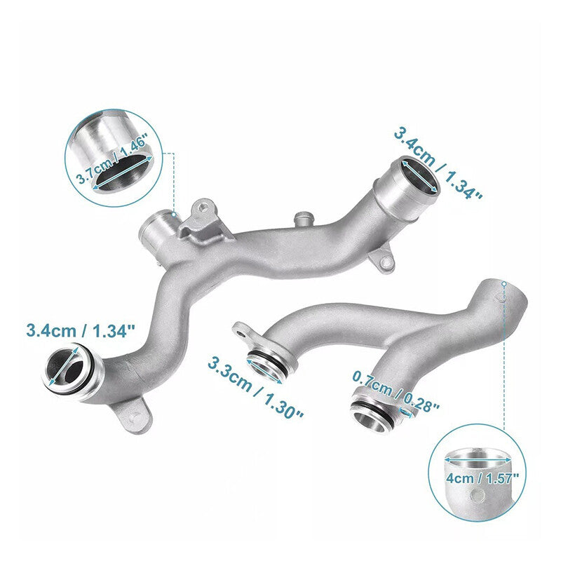 Aluminum upgraded coolant hose kit for Land Rover for Jaguar LR092992
