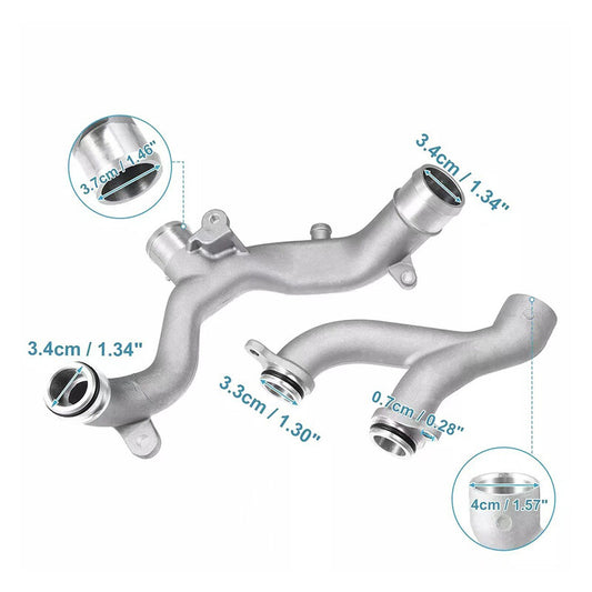 Aluminum upgraded coolant hose kit for Land Rover for Jaguar LR092992