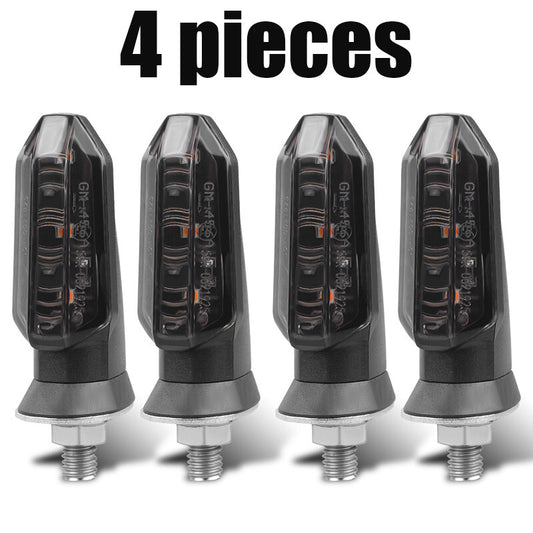 4pcs Smoke Motorcycle LED Turn Signal Blinker Light Indicator for Suzuki for Yamaha