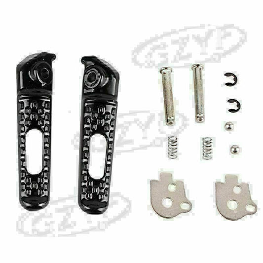 for Honda CBR600RR 2003-2014 Black Rider Rear Foot Pegs Footrests Footpegs Set