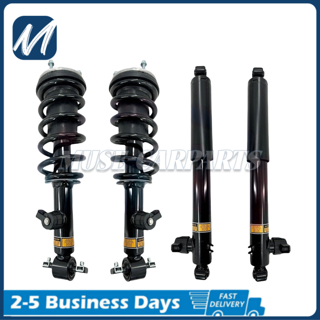 4X for BMW X5 X6 F15 F16 F85 F86 2013-2019 Front Rear Shock Absorbers With VDC