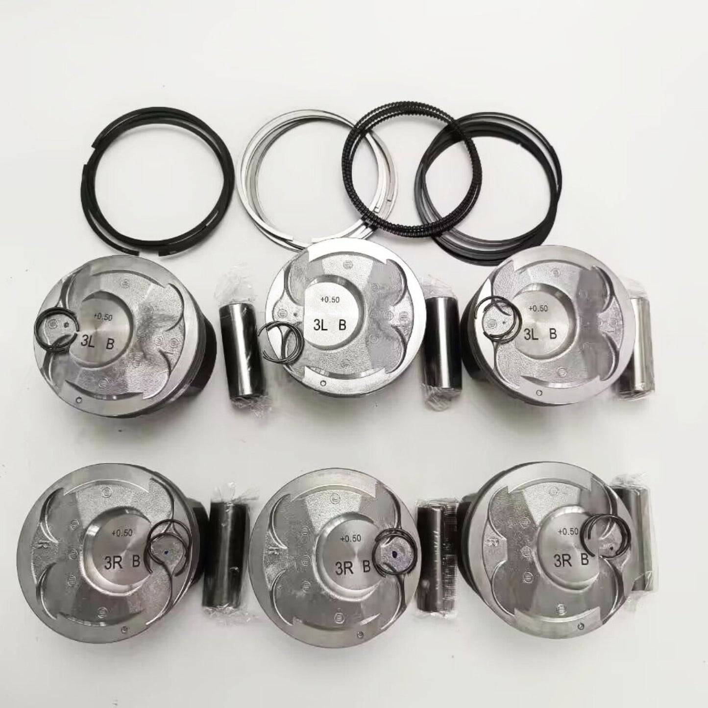 New +0.50 mm engine piston ring kit for 12-16 for Hyundai for Kia Azera Cadenza 3.3L V6