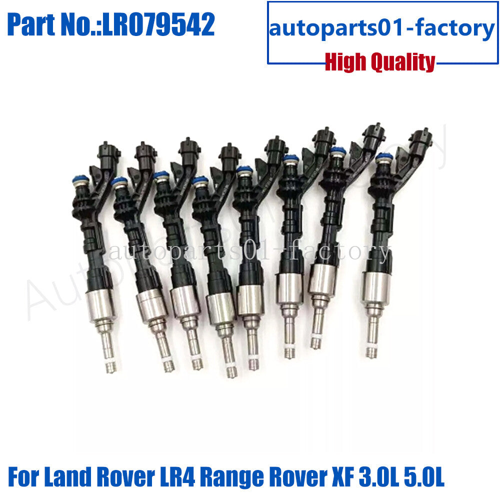 8x Fuel Injector 0261500298 for Land Rover LR4 for Range Rover XF 3.0L 5.0L V6 V8