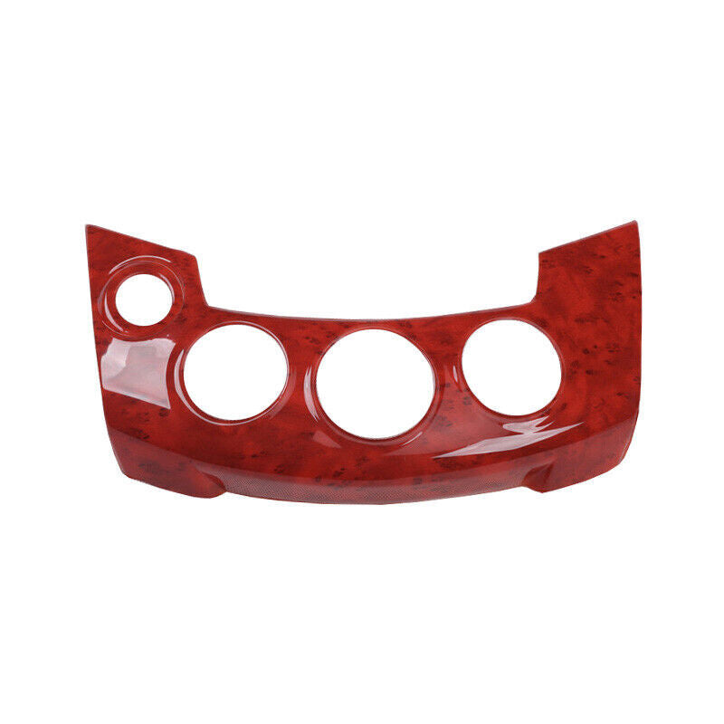 Wood Grain Inner Central Console AC Switch Panel Trim for Toyota RAV4 2006-2012