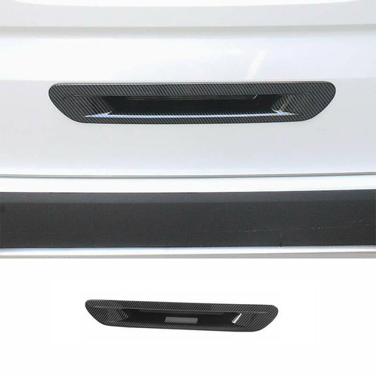 for Kia Carnival 2022-2023 Carbon Fiber Tailgate Door Handle Bowl molding Cover
