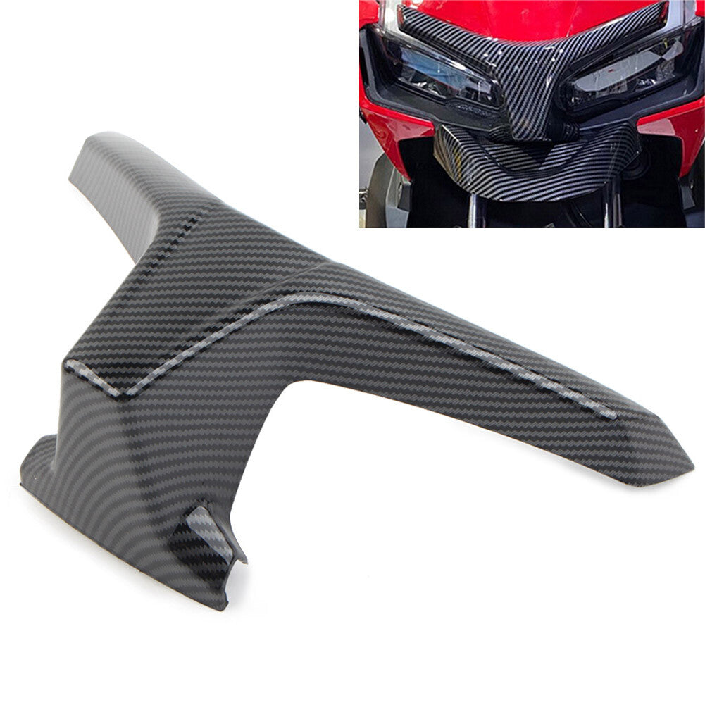 Fit for Honda ADV 150 2018-2022 Carbon Fiber Front Headlight Light Cover Fairing ABS