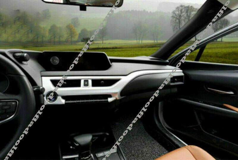 for Lexus UX 200 250h 2019-22 Silver Inner Central Console Dashboard Strip Trim