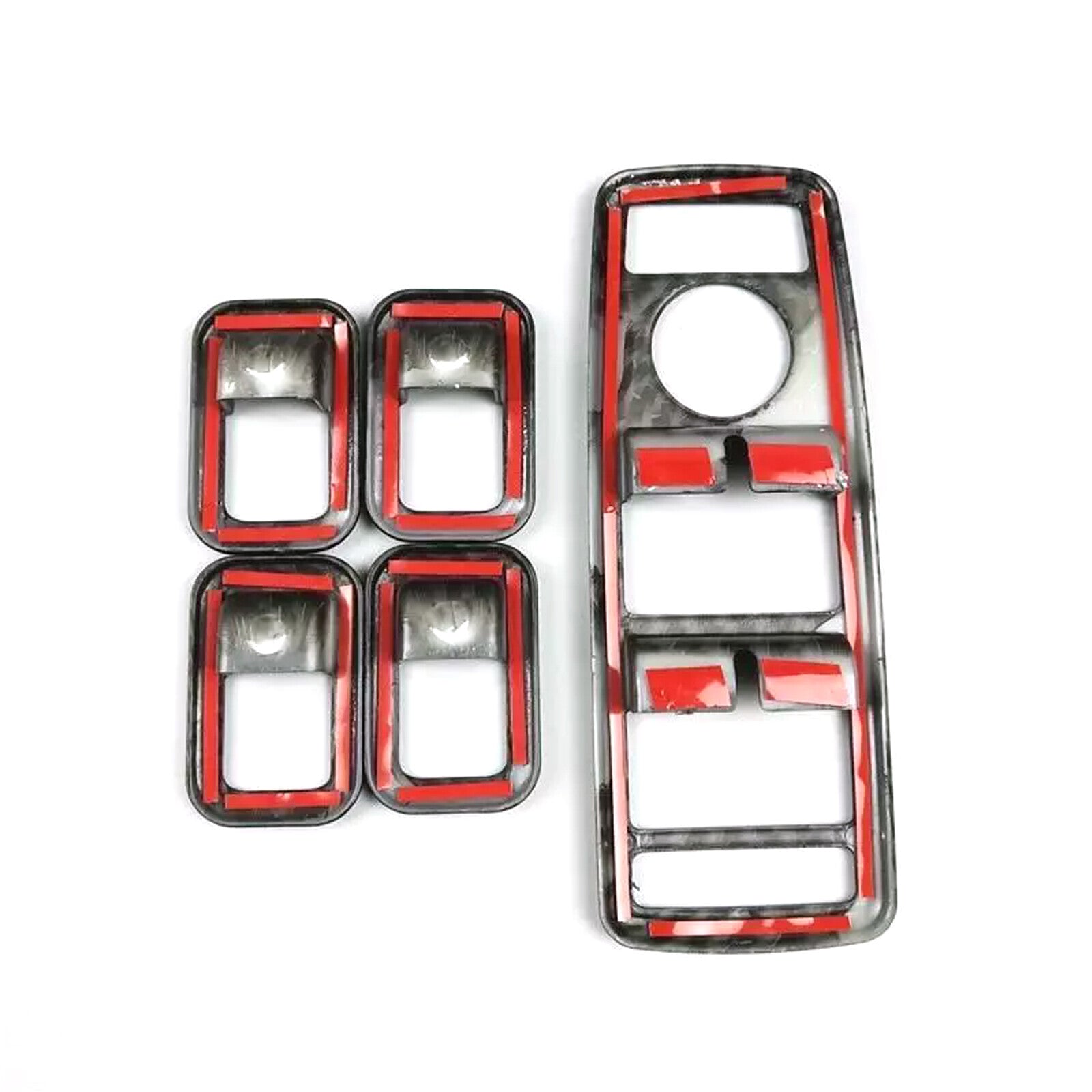 Carbon fiber window switch panel cover trim for Mercedes W246 W204 W212 W166