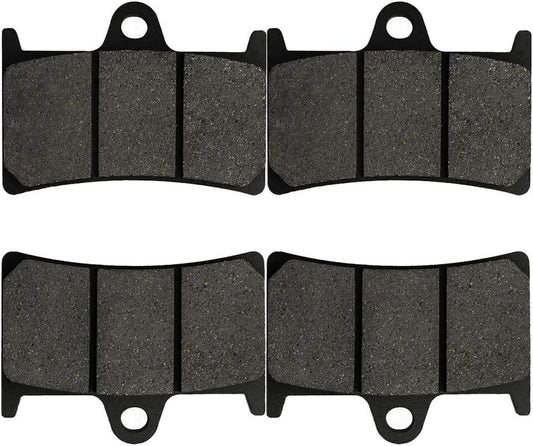 Motorcycle Front and Rear Brake Pads Compatible for Yamaha XT1200 Super Tenere