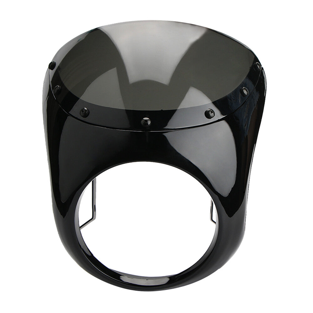 7-inch headlight diffuser windshield cover for Cafe Racer for Harley-Davidson motorcycles