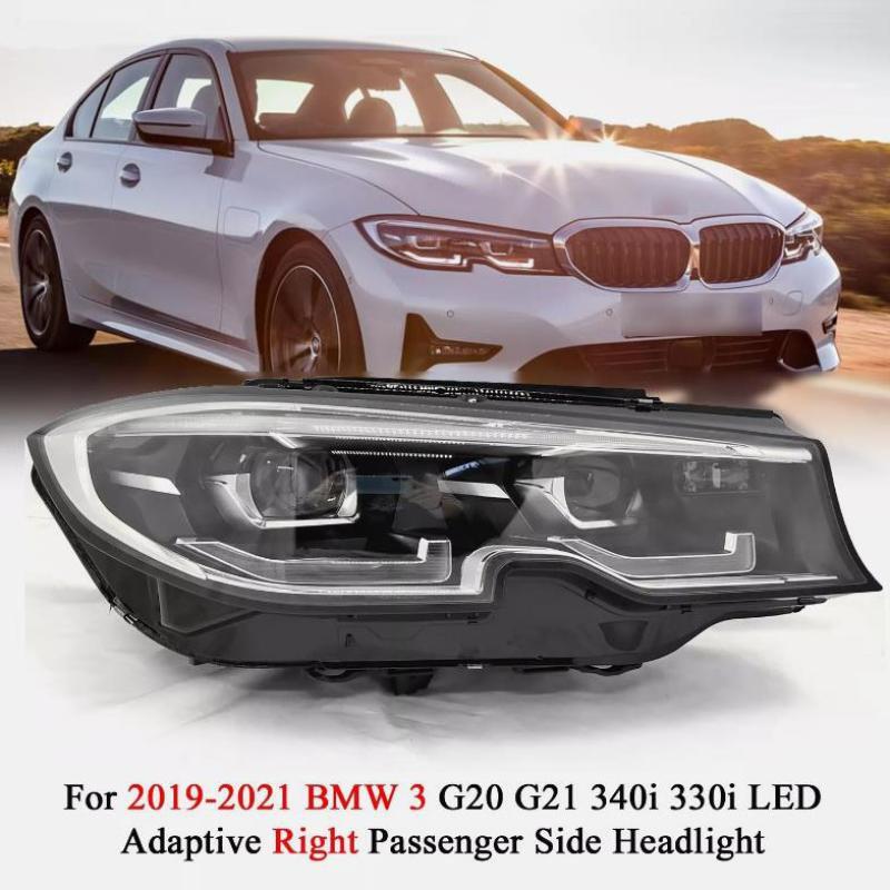 LED Headlight AFS 340i 330i Right Passenger For 2019-2021 for BMW 3 Series G20 G21