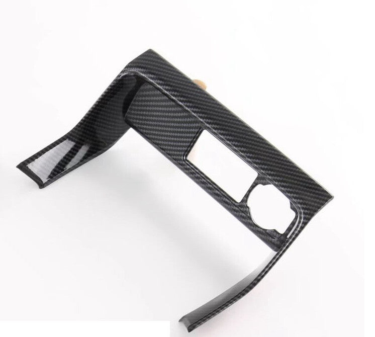 Console Cigarette Lighter Storage Box Trim for Honda for Civic 22-2023 Carbon Fiber