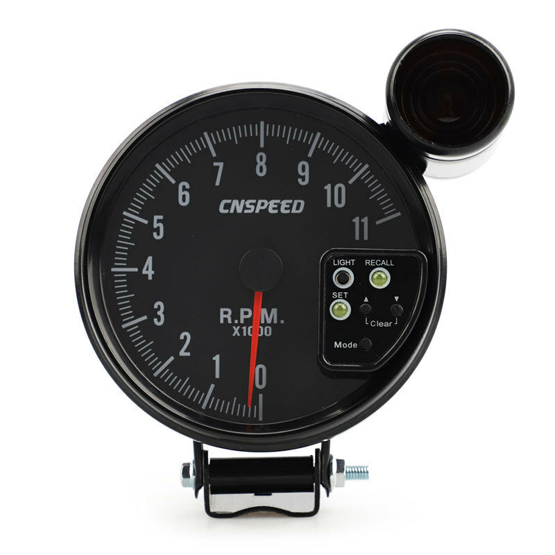 Universal JDM 5-in-7 Color Tachometer 1K RPM Speedometer with Shift Light