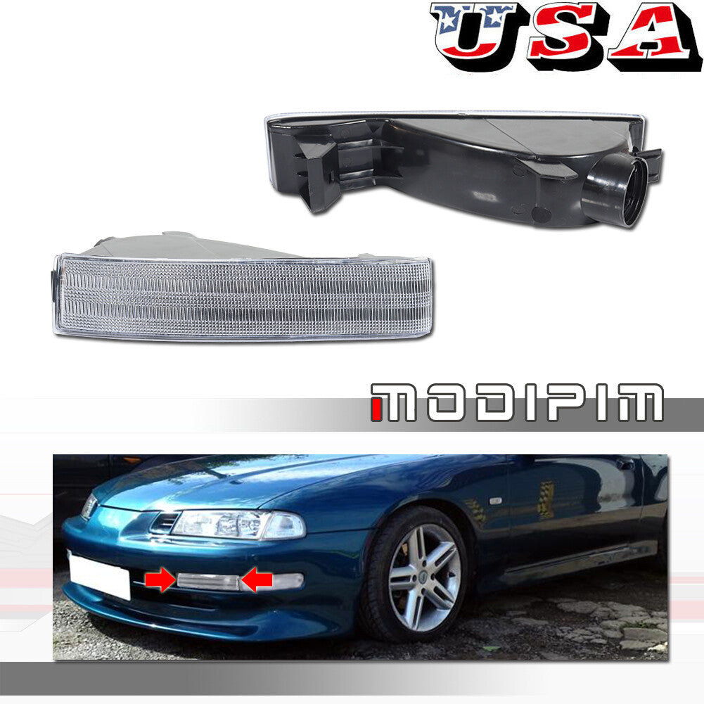 Transparent lens front turn signal inner light housing for Honda Prelude 1992 - 1996