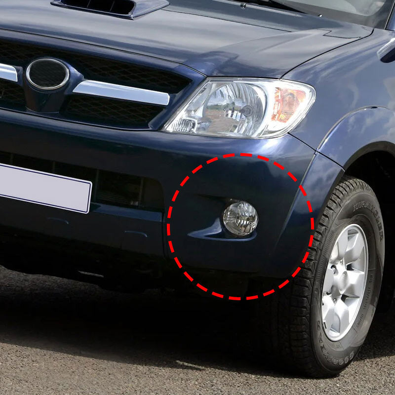Front Bumper Fog Light Lamp Kit W/ Wiring Switch for TOYOTA HILUX VIGO 2012-2015