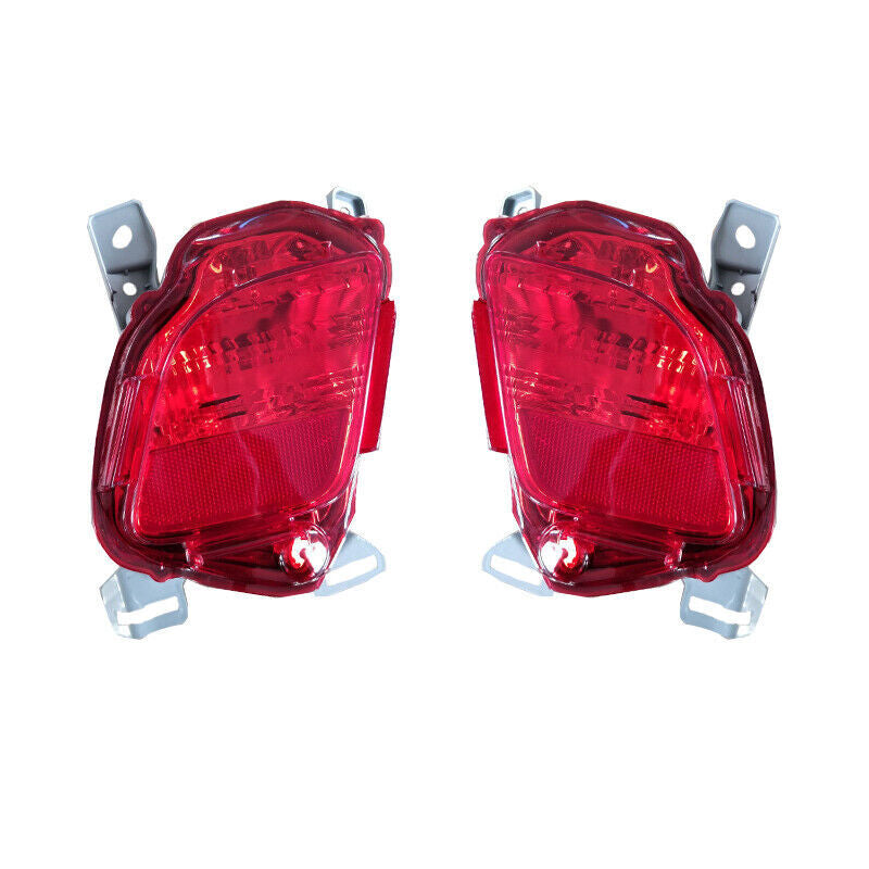 Pair For 2014-2016 for Toyota Highlander Rear bumper tail light brake lights Red len
