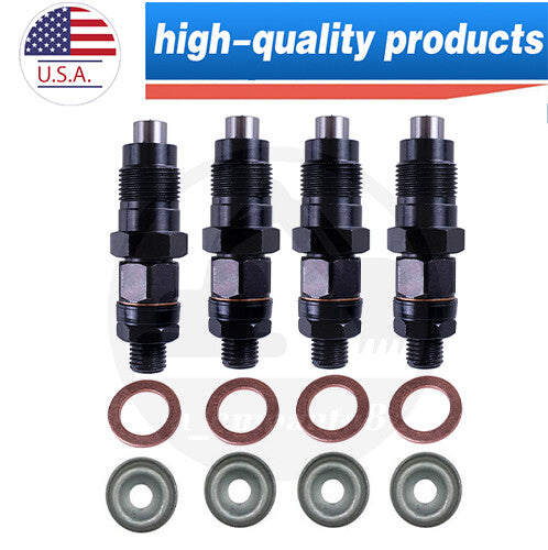 TD27 Fuel Injectors 4Pcs for Nissan NAVARA TD27 D21 2.7L Engine w/16600-43G23