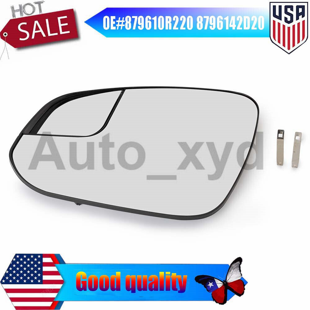 879610R220 8796142D20 Left blind spot heated mirror glass for Toyota Rav4 13-18