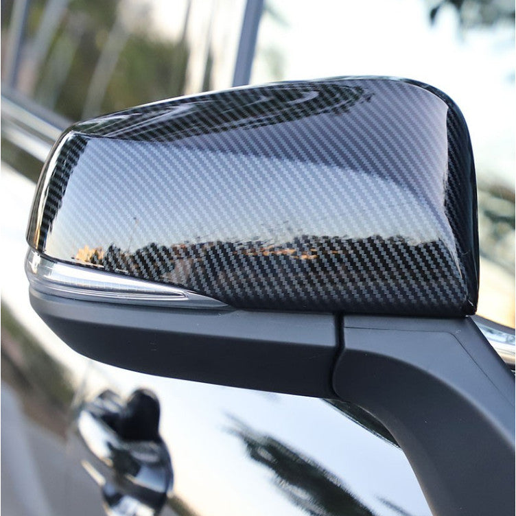 for Toyota for Corolla Cross 2022-2024 Carbon Fiber Door Rearview Mirror Cover Trim