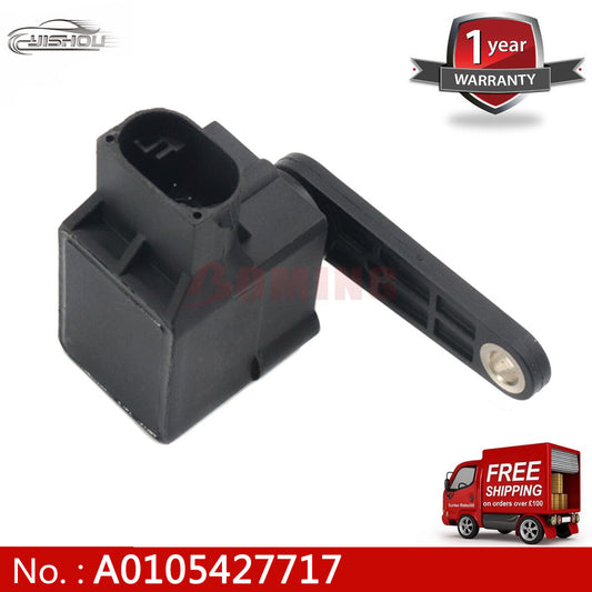 Suspension height sensor 0105427717 is suitable for Mercedes-Benz W220, W211, W203, and W215 models.