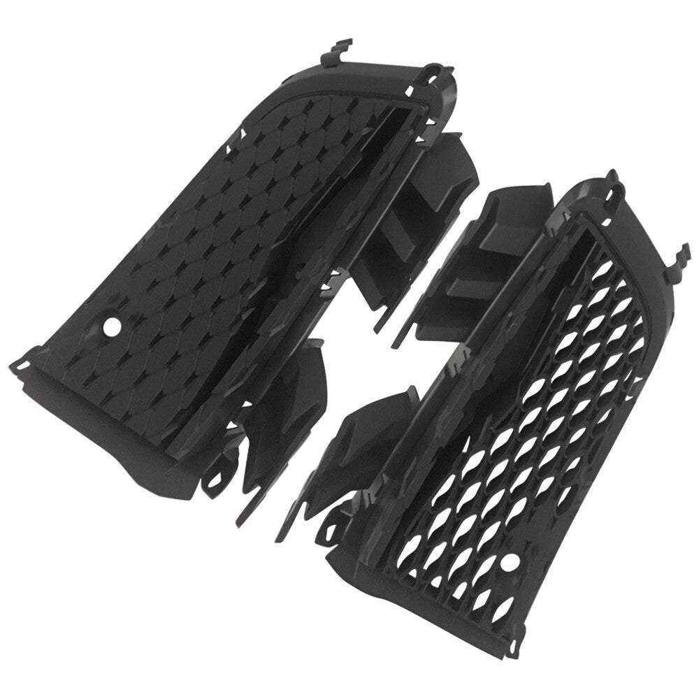 2x Front Left Right Side Fog Light Grille Cover Fit for XF 2016 2017-2020
