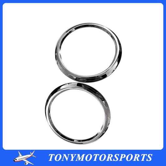 2Pcs Chrome Fog Lamp Frame Replacement 670065940 Fit For Levante 2018 2019 2020