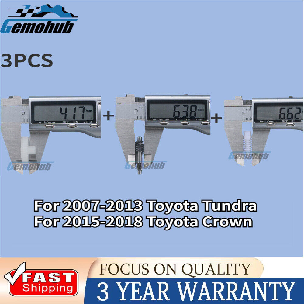 3PCS NEW FOLD MIRROR MOTOR Gear for 2007-13 for Toyota Tundra 2015-2018 for Toyota Crown
