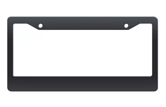 Car license plate frame cover cap, trunk black plastic for Buick