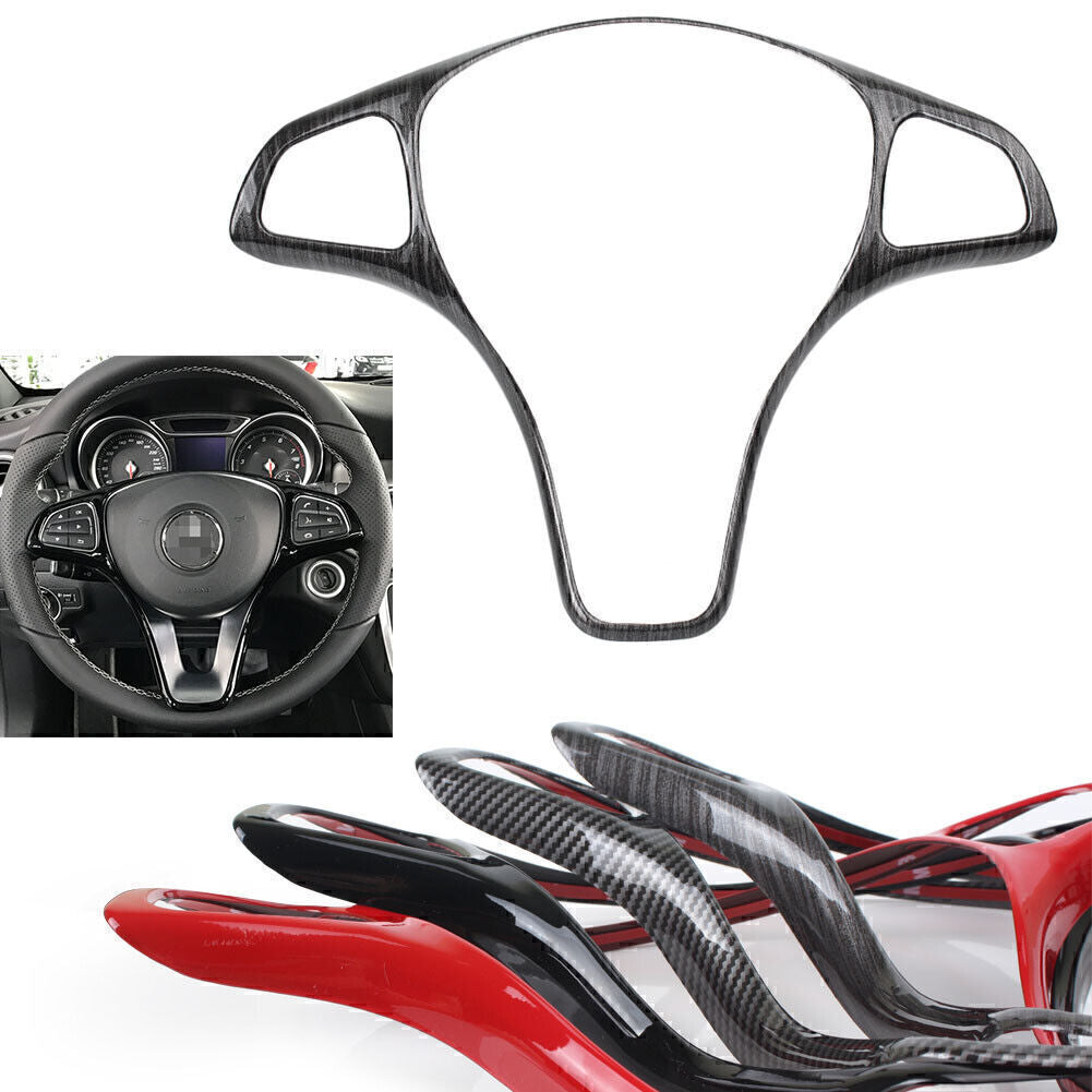 Car Steering Wheel Cover Trim Fit for Benz A B C E S Class GLA GLC CLA GLE GLS CLS